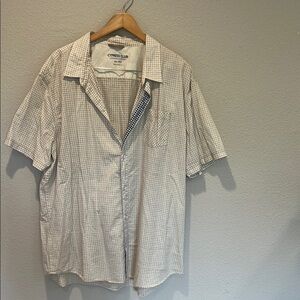 Cypress Club houndstooth Short Sleeve cotton Shirt